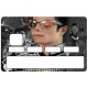 2 Stickers Autocollants Skin Carte de Crédit CB Michael Jackson ref 011