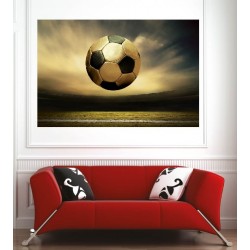 Affiche poster ballon de foot