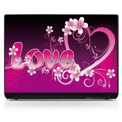 Stickers Autocollants PC portable Love 5