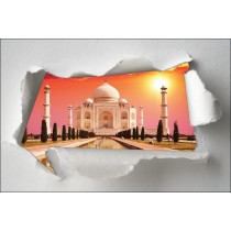 Sticker Trompe l'oeil Taj Mahal