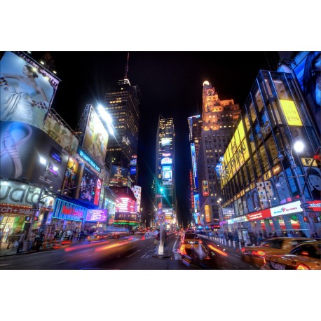 Stickers muraux déco: New York la nuit